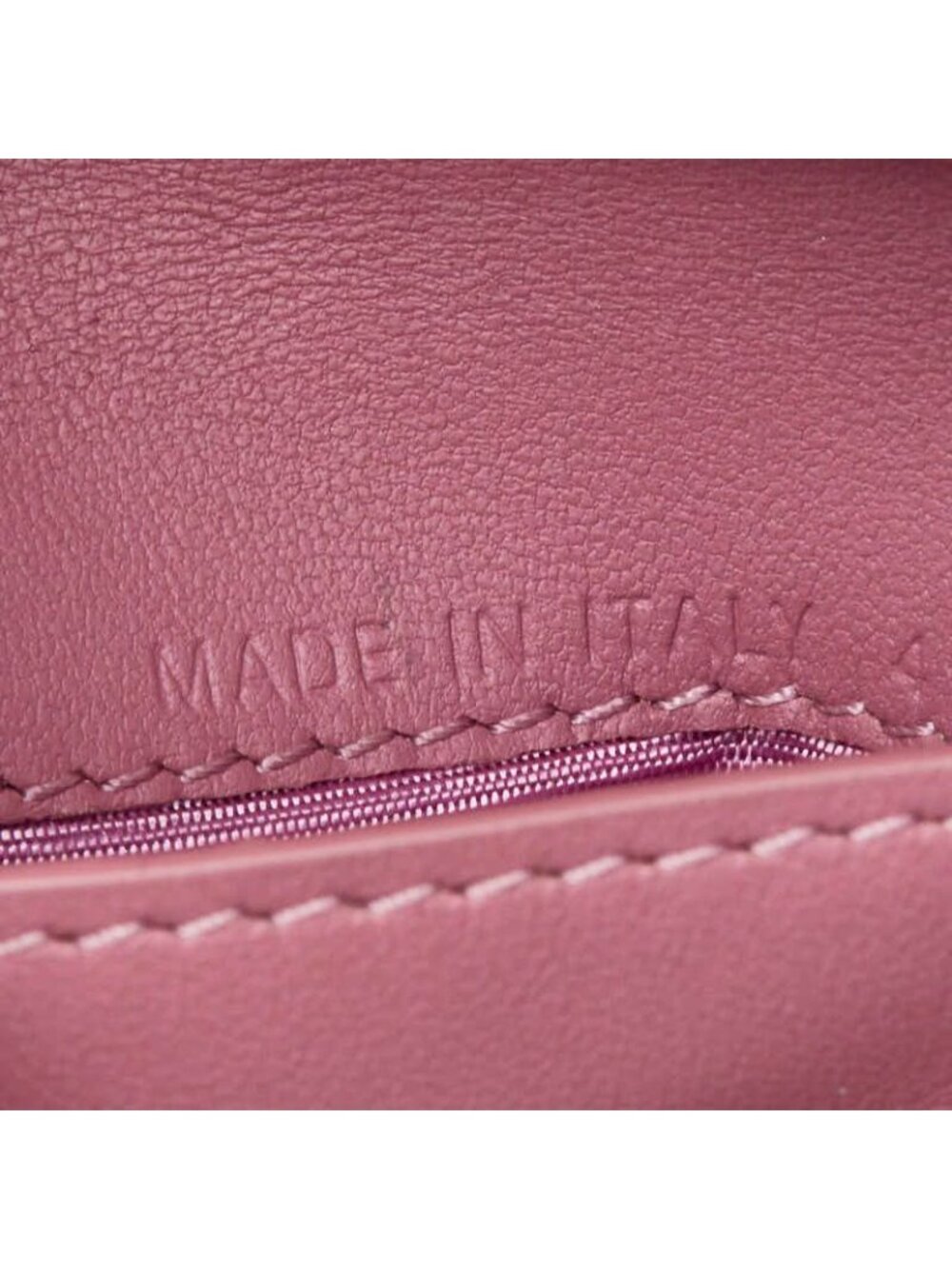 Dior Compact Wallet Cannage Stitch Trifold Pink Leather 1 - Picture 9 of 10